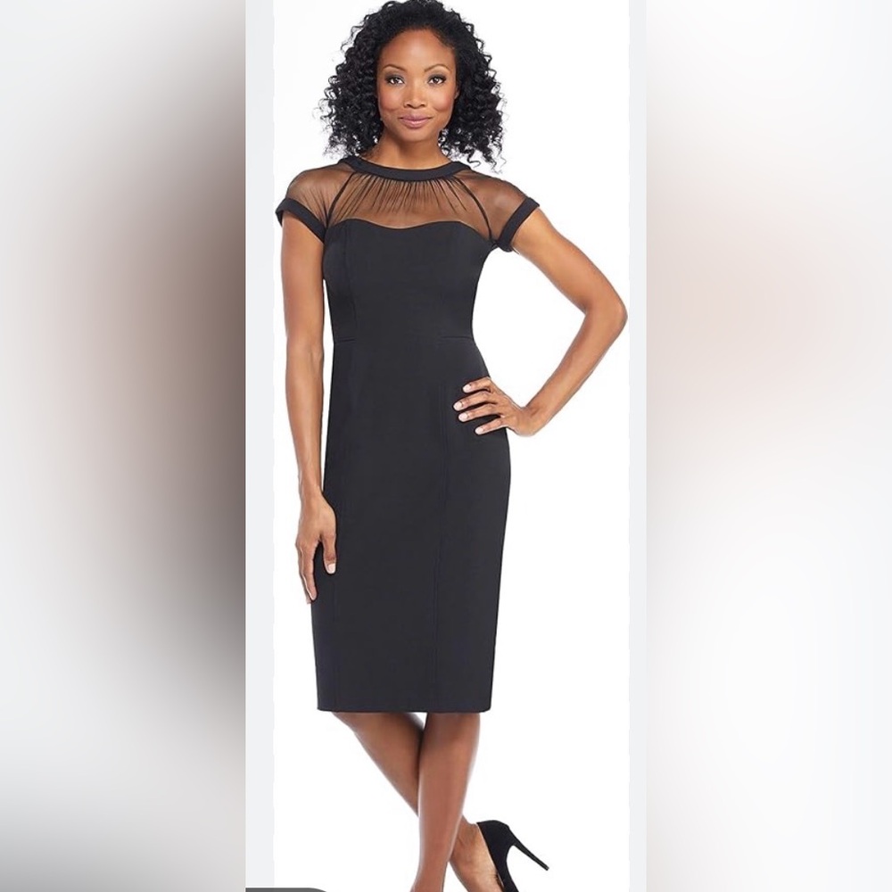 Maggy London Navy Blue Cocktail Dress